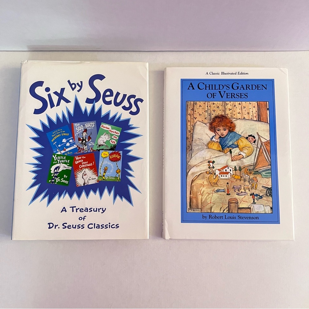 Last Chance! Six by Seuss and A Child's Garden of Verses Books